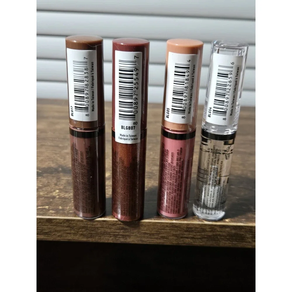 NYX Professional Makeup Butter Gloss & Butter Gloss Bling Set 4 Shades 0.27 fl